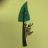 DEER PEEKING Camping Laser Cut Scrapbooksrus 