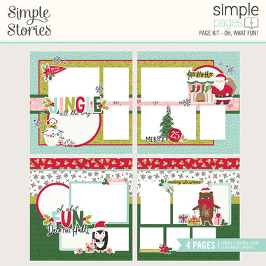 Simple Stories Simple Pages OH WHAT FUN Page Kit Scrapbooksrus