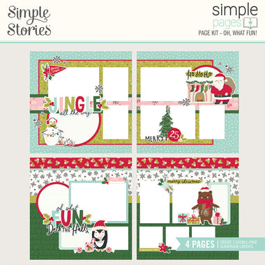 Simple Stories Simple Pages OH WHAT FUN Page Kit Scrapbooksrus 