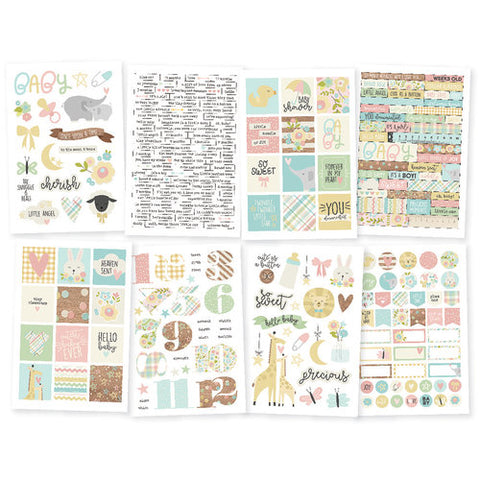 Simple Stories OH BABY! 4x6 Sticker Sheets Scrapbooksrus 