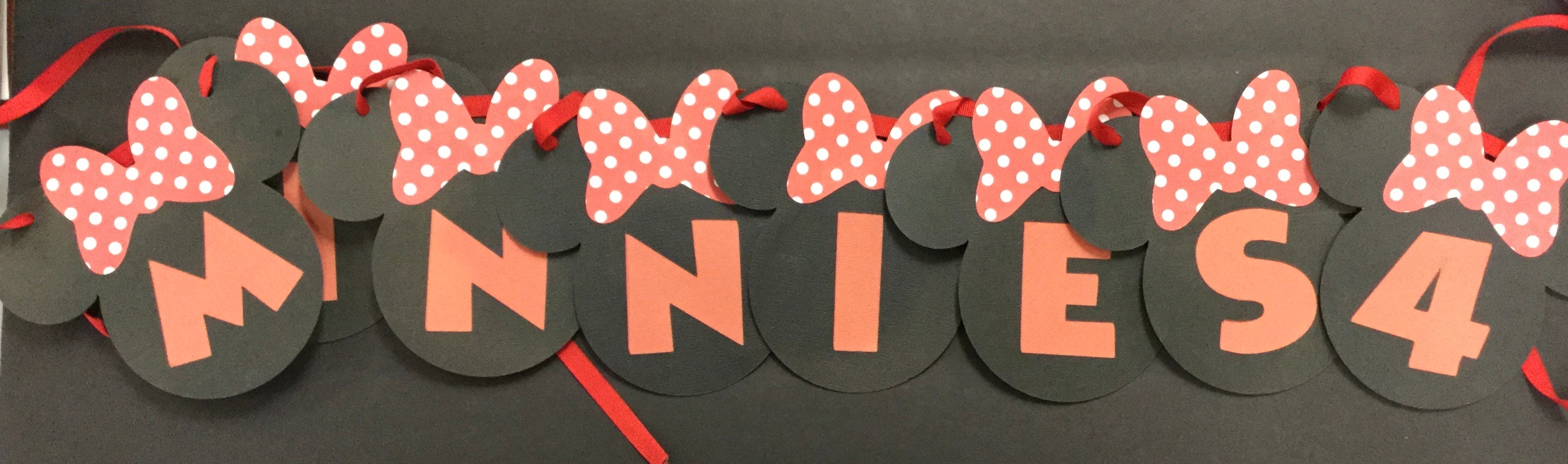 MINNIE MOUSE Letter Banner @ Scrapbooksrus 