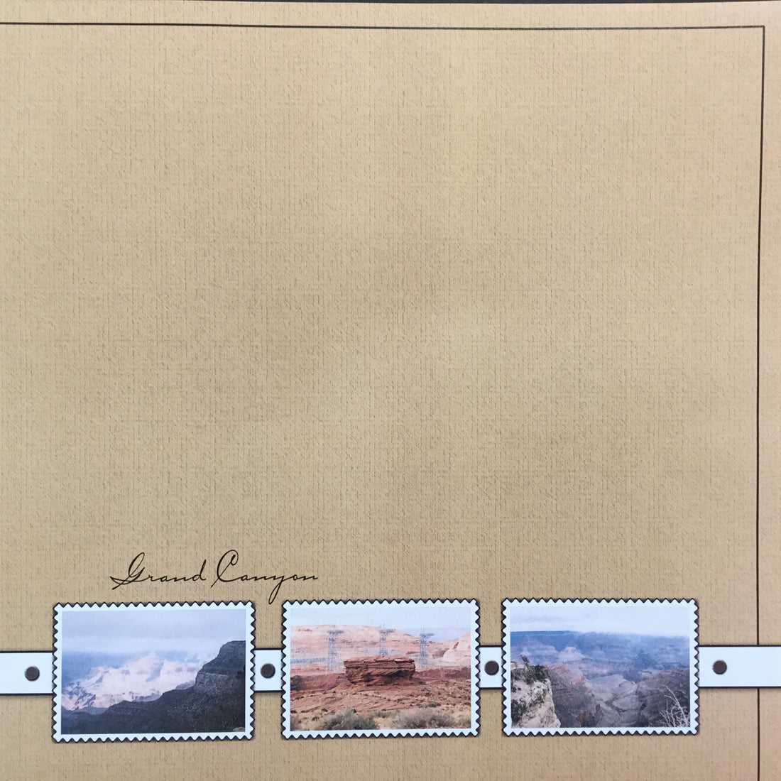 GRAND CANYON 12&quot;X12&quot; Travel Scrapbook Kit Scrapbooksrus Scrapbooksrus 