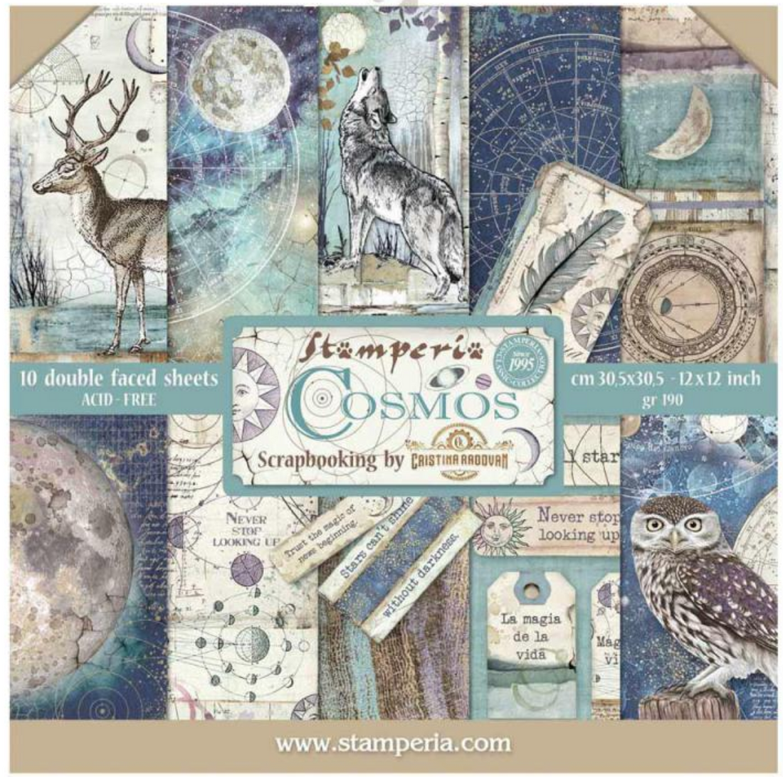 Stamperia COSMOS 12"X12" Paper Pad Scrapbooksrus