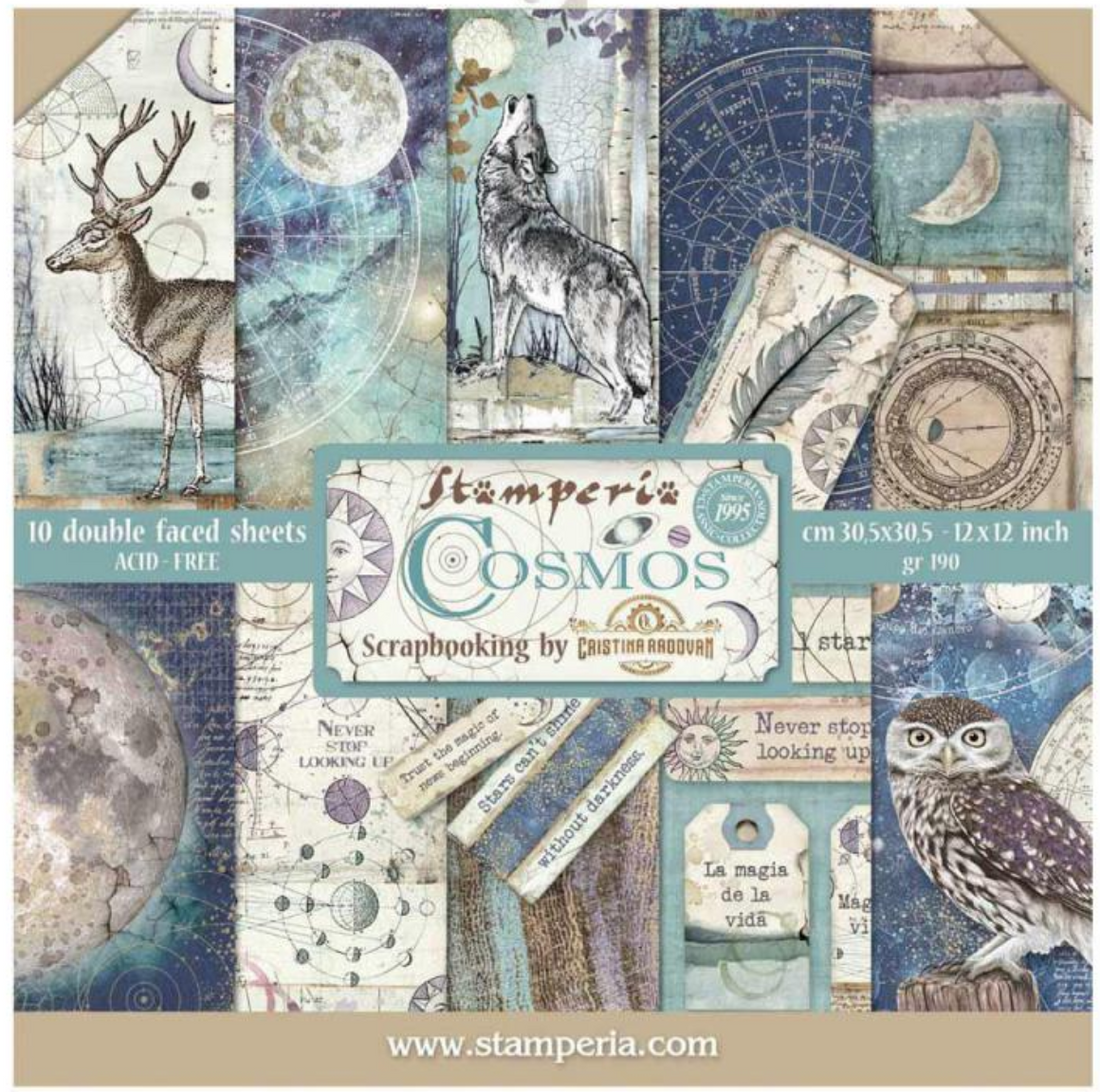 Stamperia COSMOS 12&quot;X12&quot; Paper Pad Scrapbooksrus 