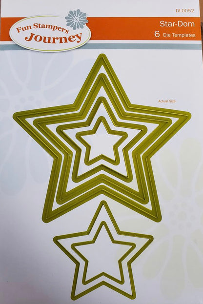 Fun Stampers Journey STAR-DOM Decorative Dies Scrapbooksrus 