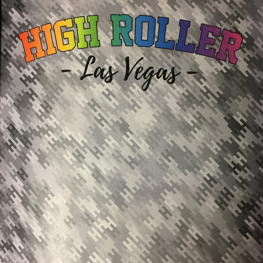HIGH ROLLER LAS VEGAS Neon 12"X12" Travel Paper Scrapbooksrus