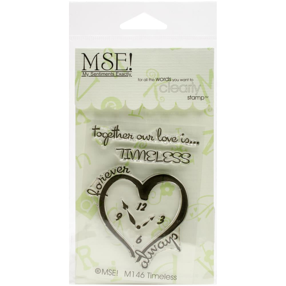 MSE My Sentiments Exactly TIMELESS LOVE Clear Acrylic Stamps