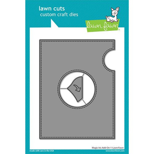 Lawn Cuts MAGIC IRIS  ADD-ON Custom Craft Dies 2pc Scrapbooksrus 