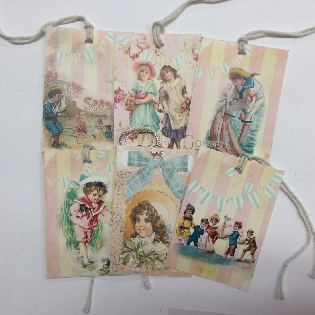 Tags &amp; Ephemera 12pc VINTAGE SENTIMENTS Scrapbooksrus 