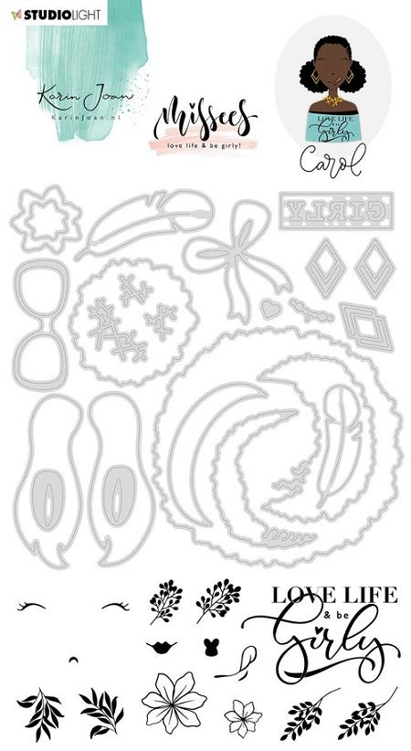 Studio Light Carol MISSEES COLLECTION Clear Stamp & Die Set Scrapbooksrus