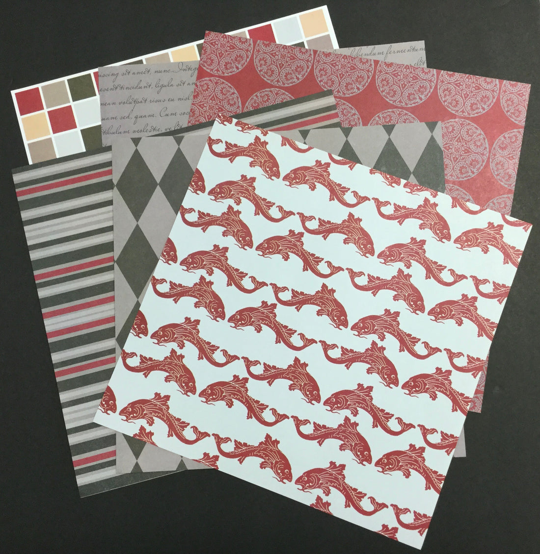 Simple Memories VERA COLLECTION Patterned Papers 6 Sheets Scrapbooksrus 