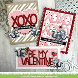 Lawn Cuts QUILTED HEART BACKDROP PORTRAIT Custom Craft Die 1 pc. Scrapbooksrus 