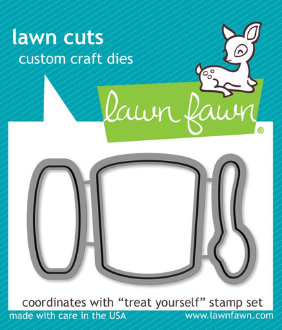 Lawn Cuts TREAT YOURSELF Custom Craft Die 3pc.