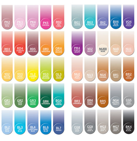 Chameleon Color Tones Super Complete Set Alcohol Markers Pens 52pc –  Scrapbooksrus