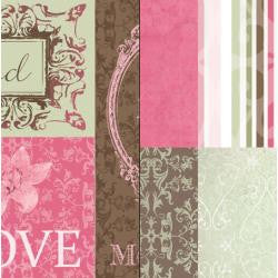 Kaisercraft CHANTEUSE Double-Sided 12&quot;X12&quot; Cardstock Sheet - Scrapbook Kyandyland