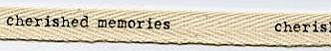 Creative Impressions .5" TWILL RIBBON 2 yards yd - Scrapbook Kyandyland
