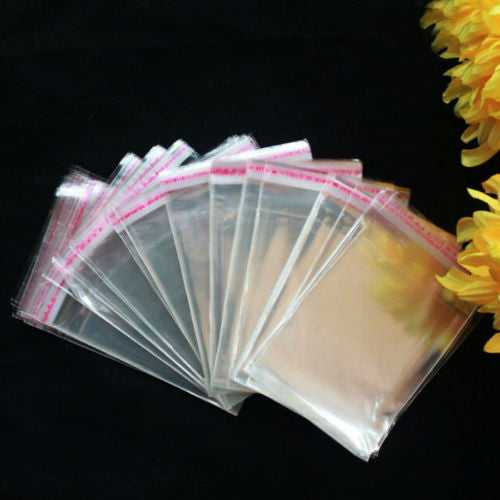 Clear Envelopes 6"x9" 50qty Self Sealing Bags