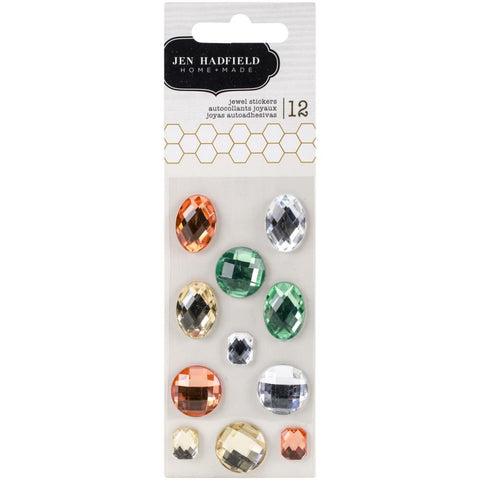 Pebbles Jen Hadfield COTTAGE LIVING Rhinestone Jewel Stickers - Scrapbooksrus