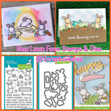 Lawn Fawn SOME BUNNY Easter Clear Stamps 29 pc