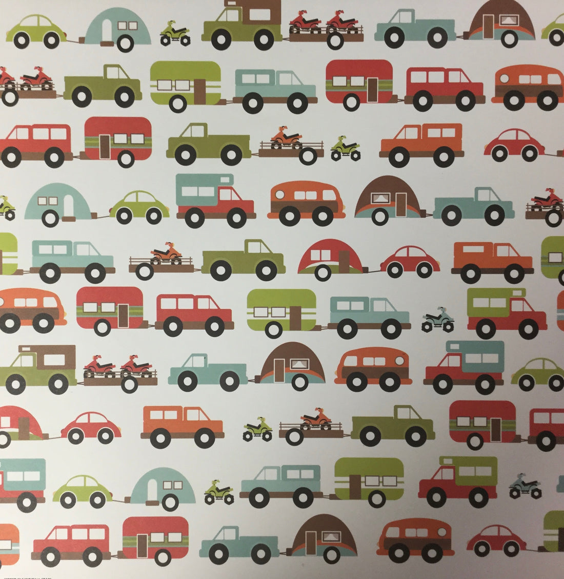 Three Bugs In A Rug The Great Outdoors HOOKED UP 12x12 Scrapbook Paper Scrapbooksrus