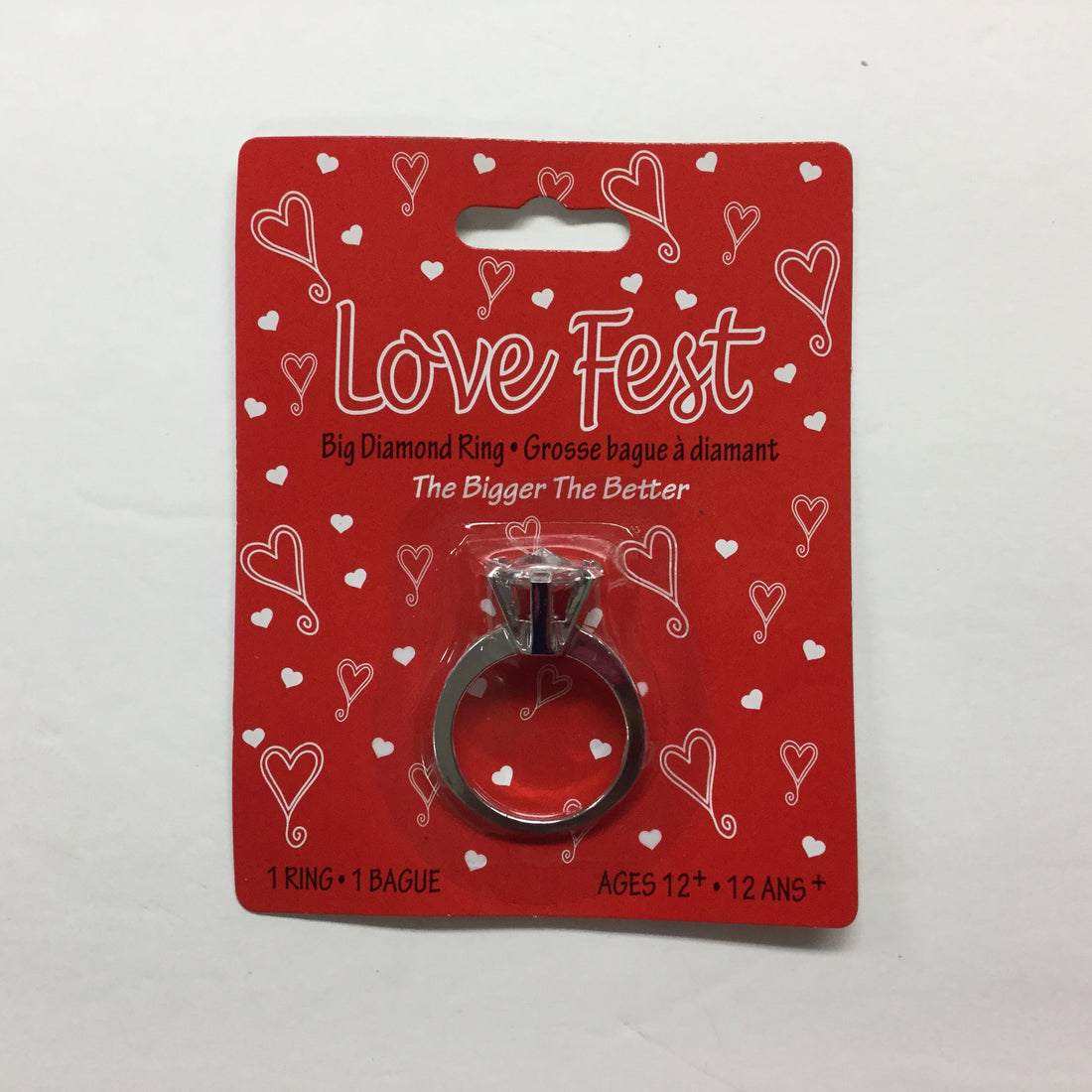 Love Fest BIG DIAMOND RING Embellishment Scrapbooksrus