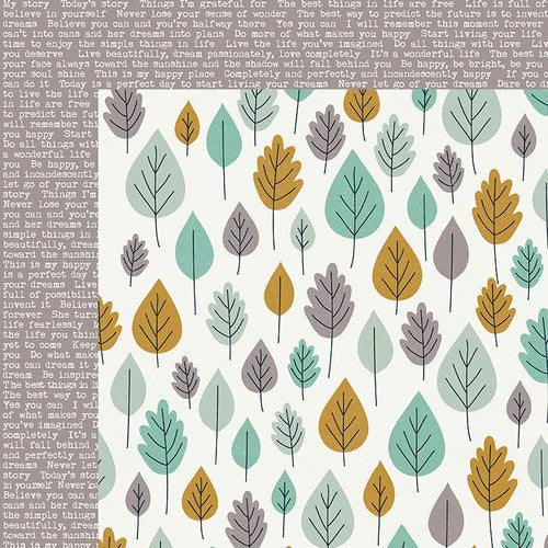 Kaisercraft Hide And Seek TREES 12X12 Scrapbook Paper Scrapbooksrus 