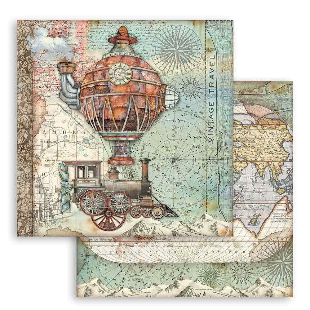 Stamperia SIR VAGABOND 12&quot;X12&quot; Paper Pad Scrapbooksrus 