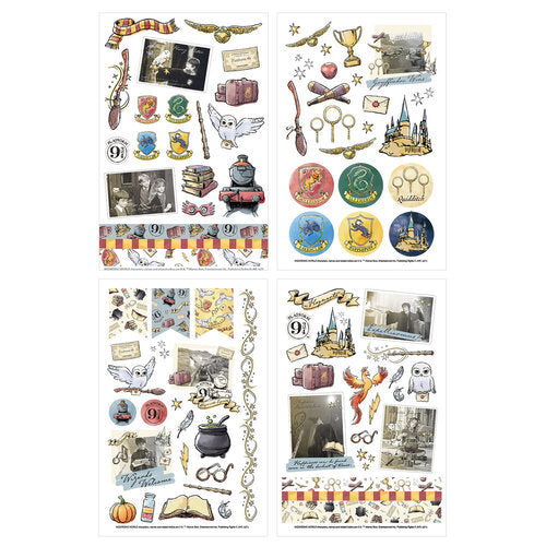 Paper House Wizarding World HARRY POTTER Stickers 4 Sheets Scrapbooksrus 