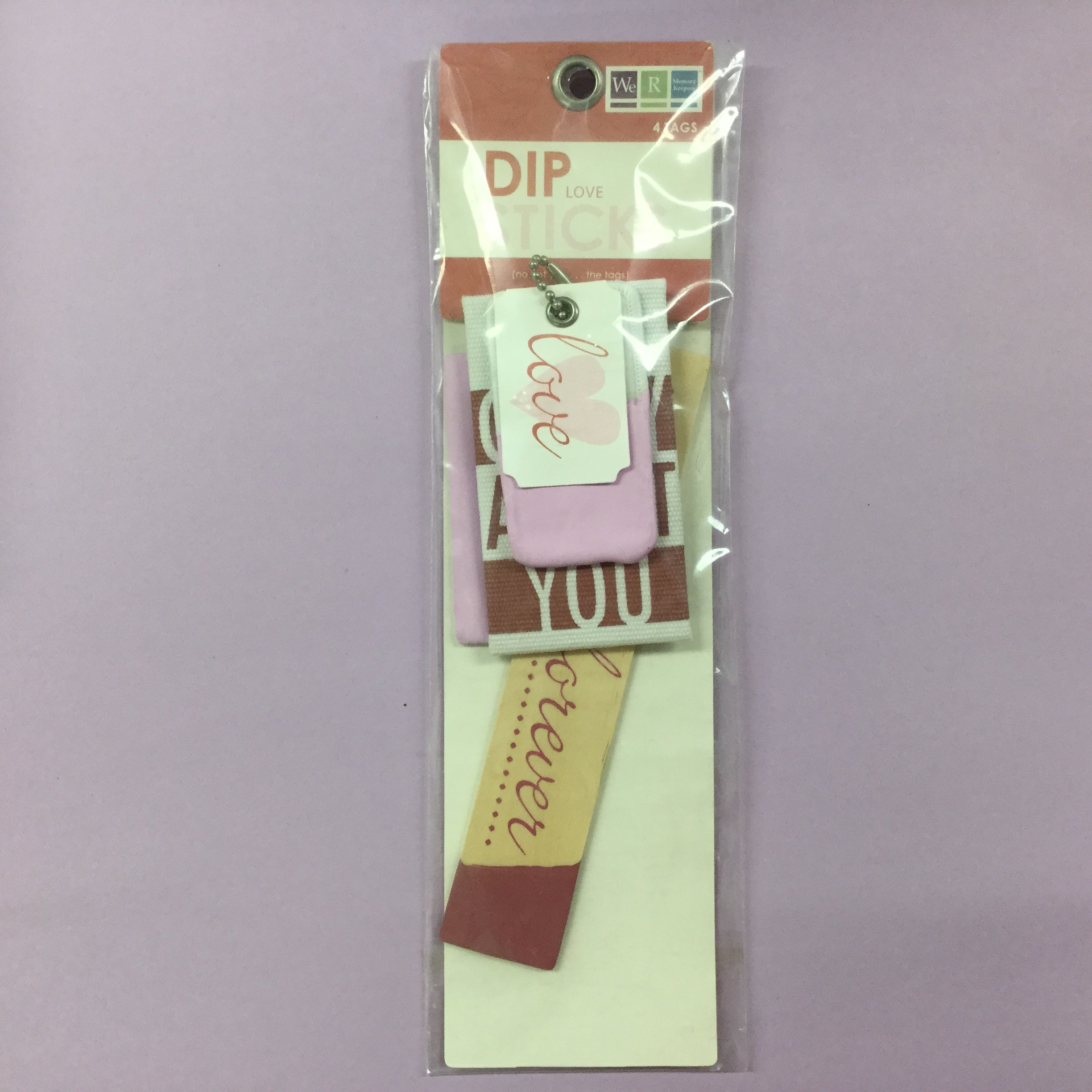 We R Memory Keepers LOVE Dip Sticks 4 Tag Scrapbooksrus 