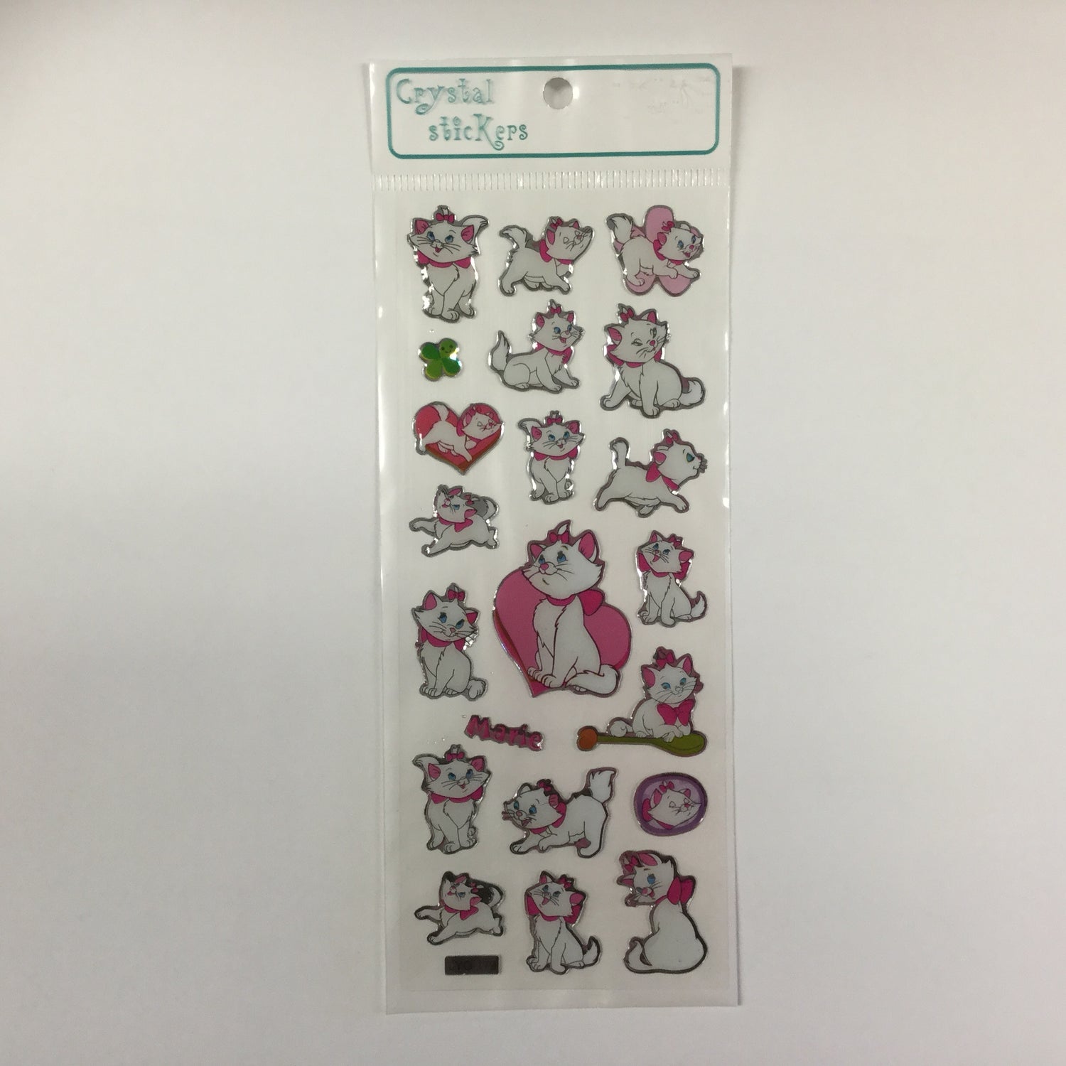 Crystal Stickers MARIE THE CAT 21pc Scrapbooksrus 