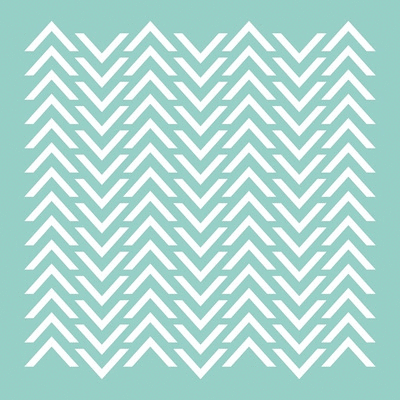 Kaisercraft 12&quot;X12&quot; TEMPLATE CHEVRON 1pc Stencil