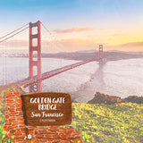 California GOLDEN GATE BRIDGE San Francisco Double Sided 12"X12" Scrapbook Paper Scrapbooksrus 