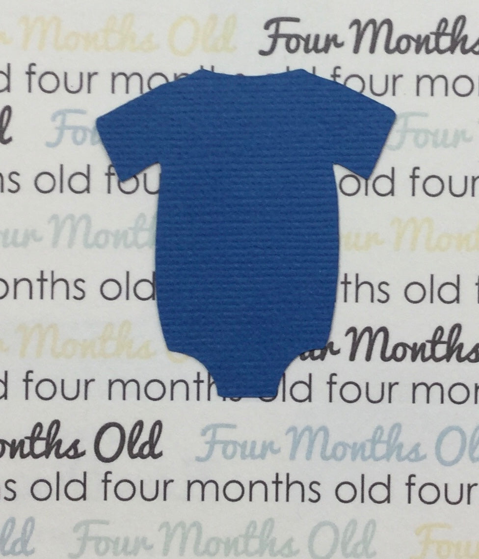 BABY ONESIES Custom Scrapbook Die Cut Embellishments