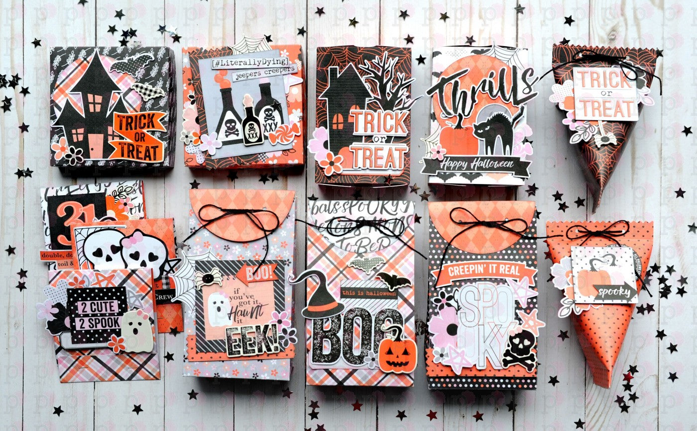 Simple Stories Happy Haunting BITS &amp; PIECES Die-Cuts 64pc Scrapbooksrus 