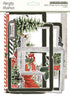 Simple Stories SIMPLE VINTAGE RUSTIC CHRISTMAS Chipboard Frames 6pc. Scrapbooksrus 