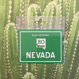 NEVADA STATE SIGN Travel Laser Cut 1pc 4”x4” LV
