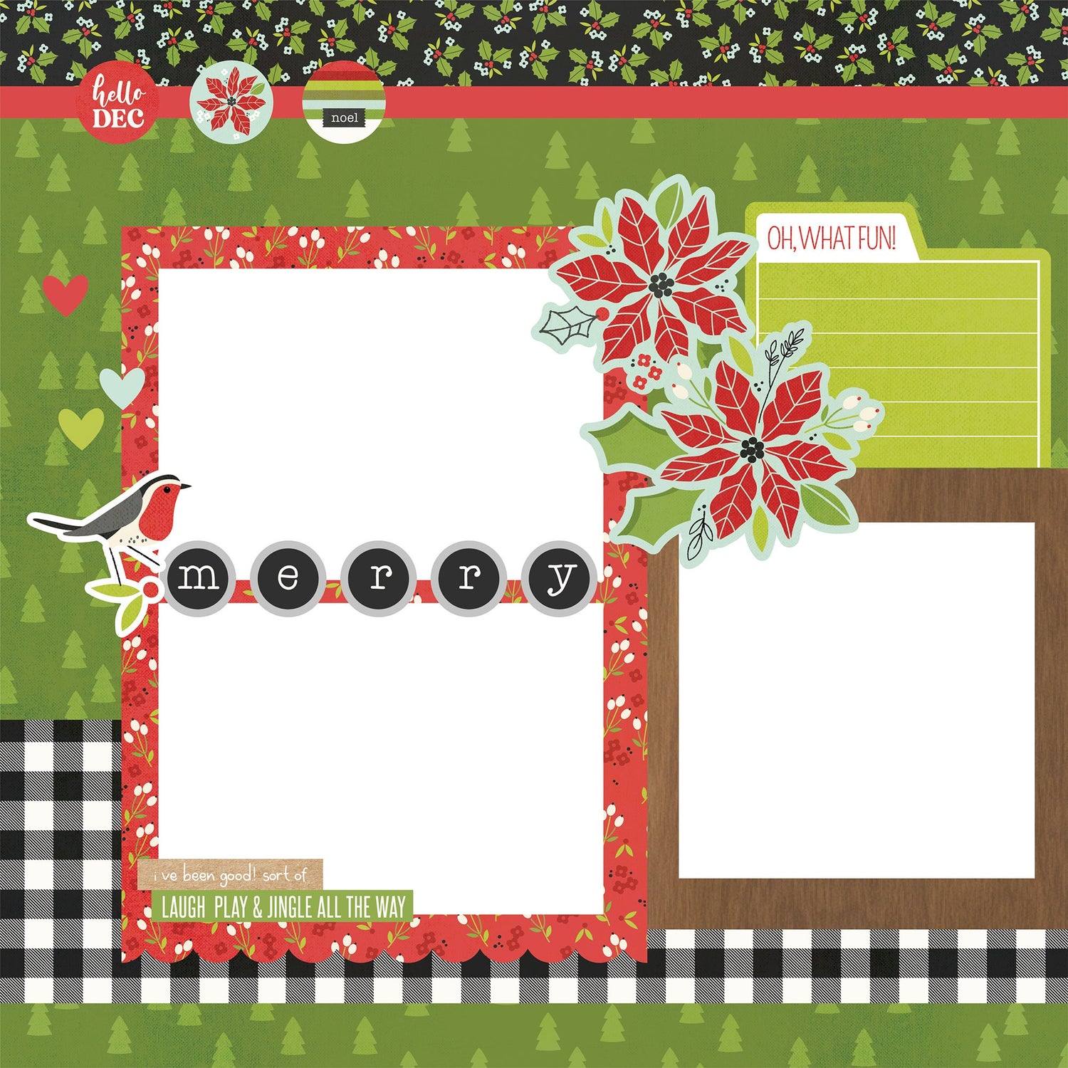 Simple Stories Simple Pages GOOD CHEER Page Kit Scrapbooksrus 