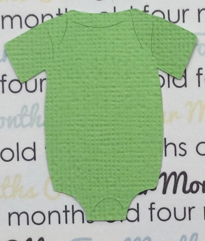 BABY ONESIES Custom Scrapbook Die Cut Embellishments