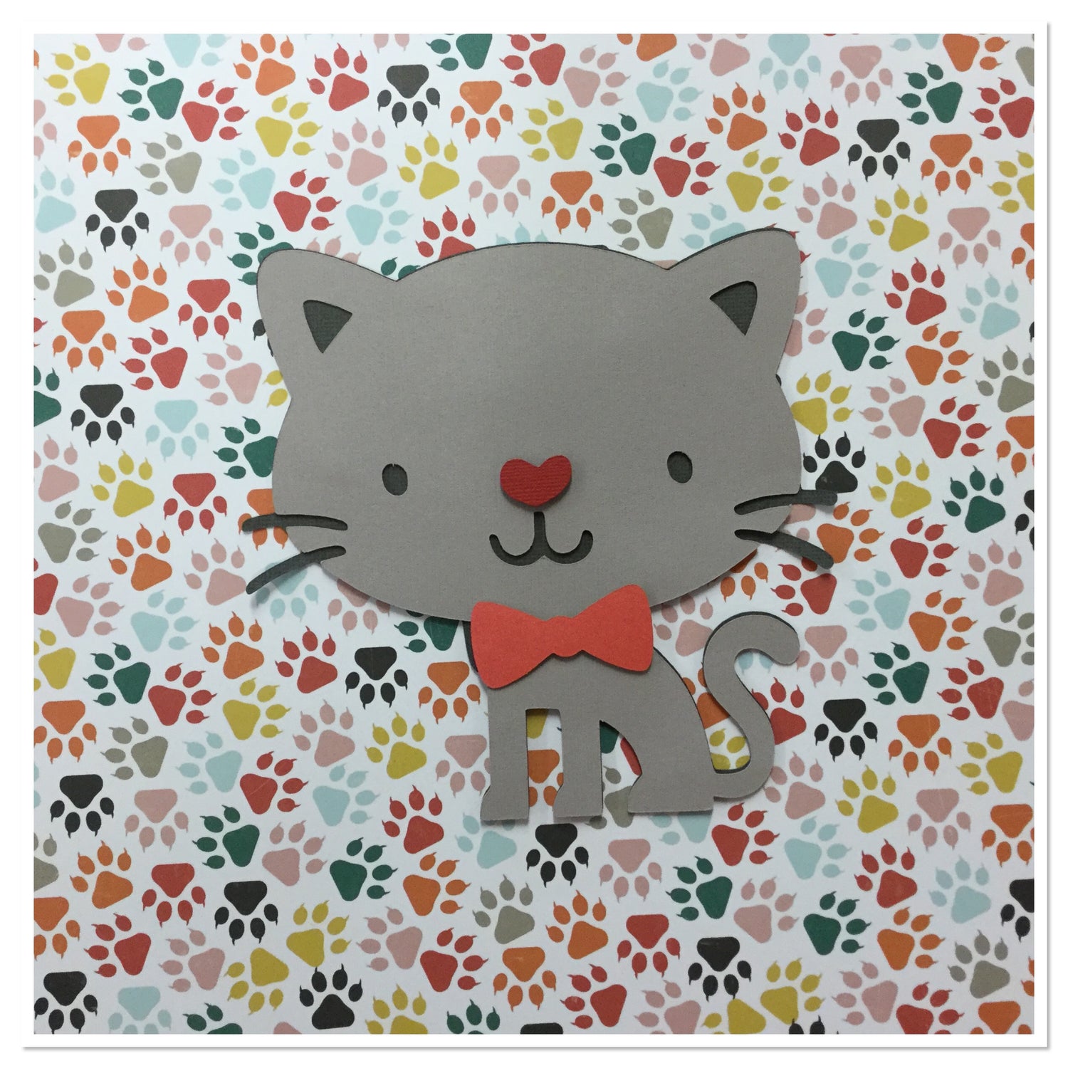 CAT Custom Scrapbook Die Cut Embellishment Scrapbooksrus 