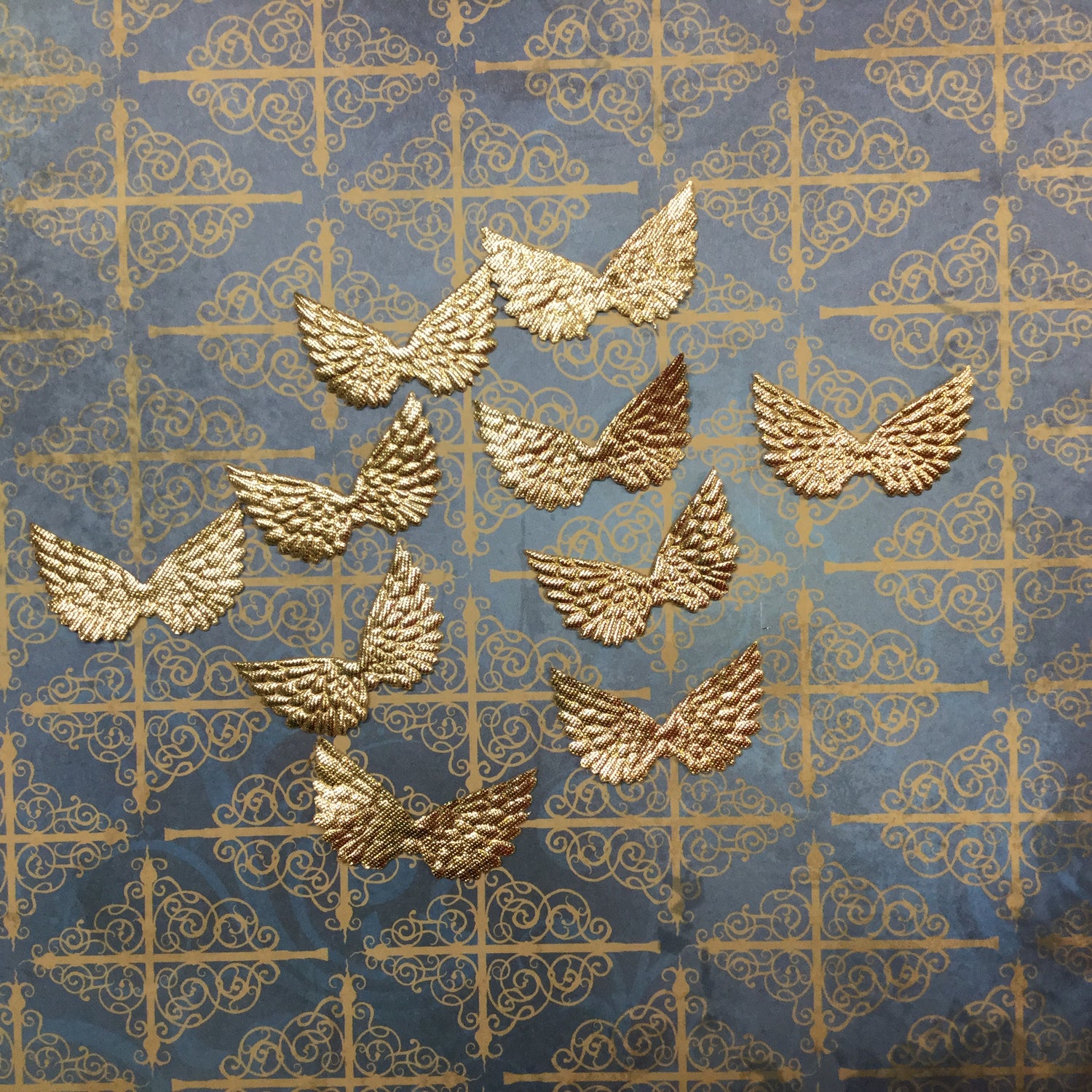 1” Gold Nylon WINGS Scrapbooksrus 