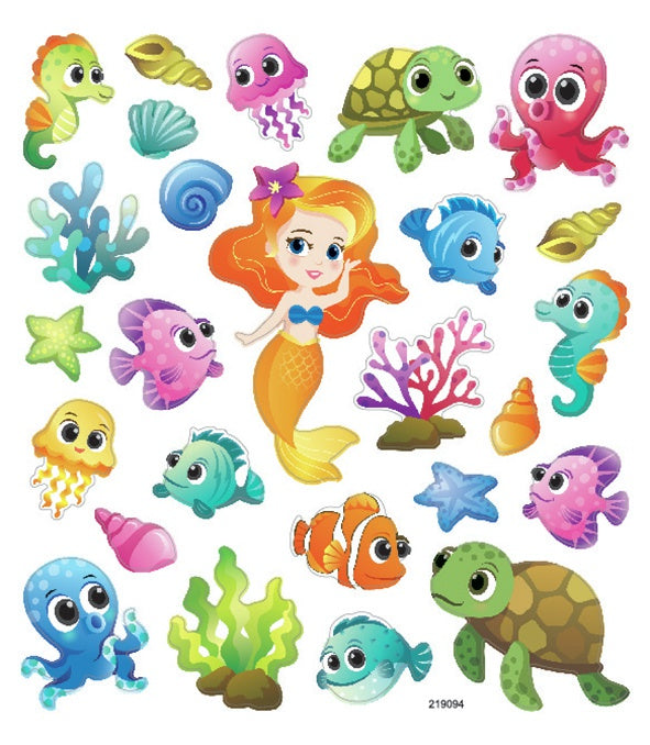 Sticker King MERMAID Stickers 26pc. Scrapbooksrus