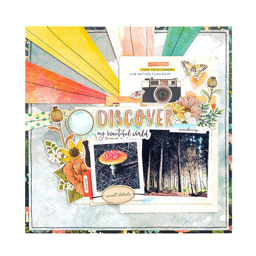 American Crafts Vicki Boutin FERNWOOD 12"X12" Paper Pad 24 Sheets Scrapbooksrus
