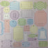 Pastel Chipboard Charm Brackets & Labels 12” x 12” Sheet Scrapbooksrus 