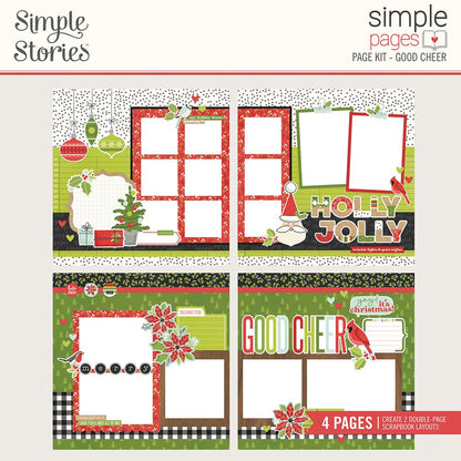 Simple Stories Simple Pages GOOD CHEER Page Kit Scrapbooksrus 