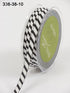 May Arts 1/4" DIAGONAL STRIPE Ribbon 1 yard yd - Scrapbook Kyandyland