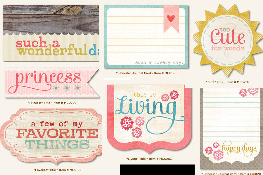 Diecut Titles My Mind&