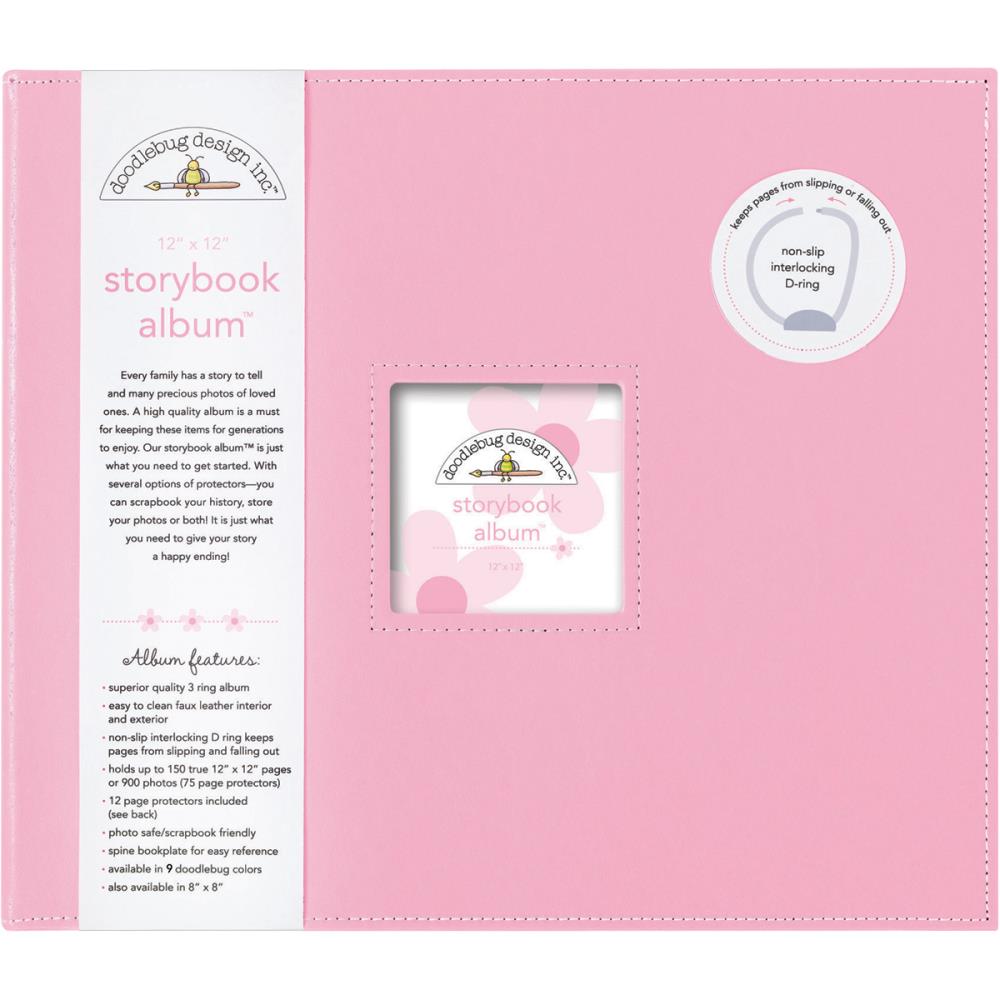 Doodlebug STORYBOOK ALBUM CUPCAKE 12”X12” D-Ring Scrapbook Scrapbooksrus