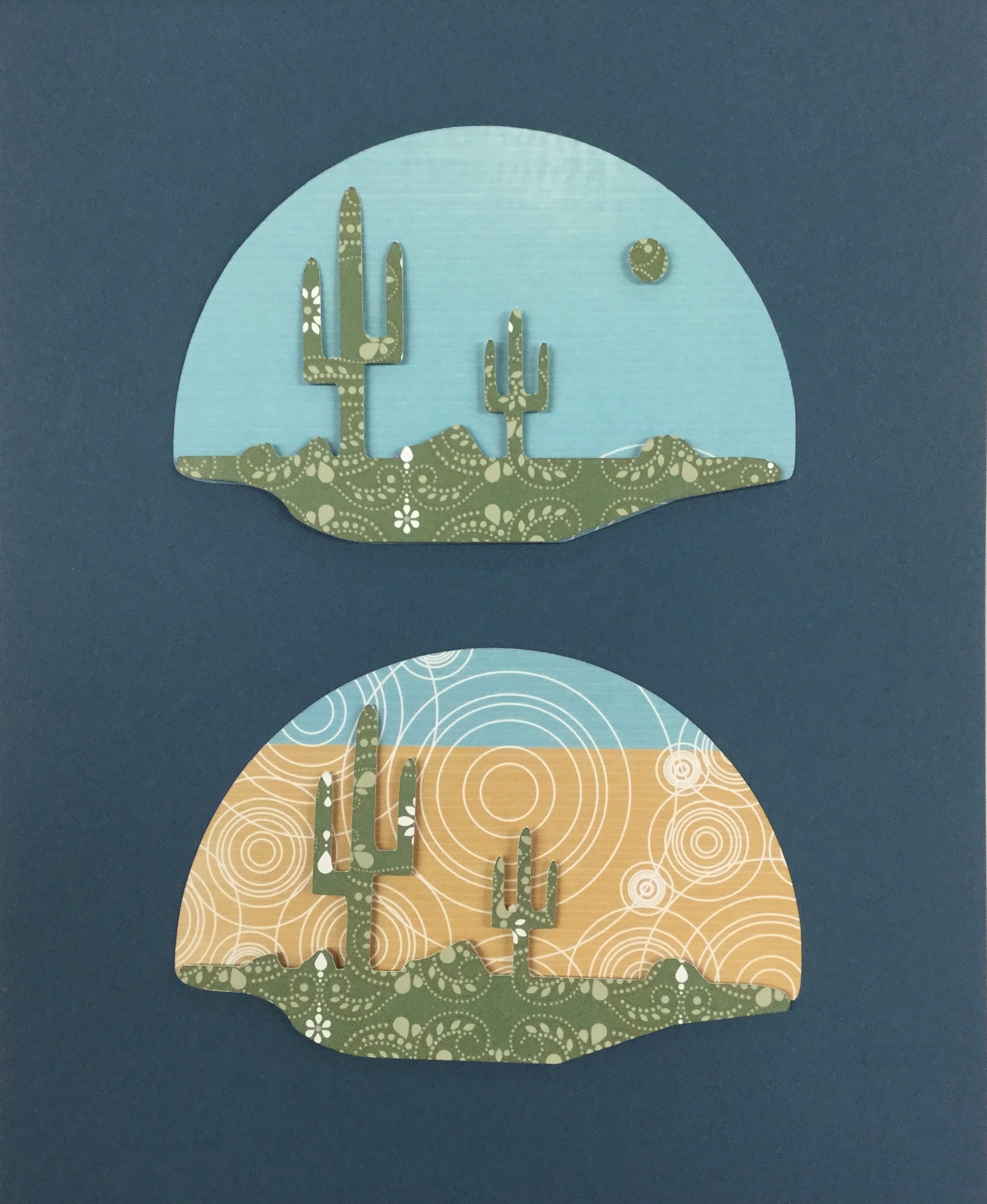 SOUTHWEST CACTUS Die Cut Travel Scrapbooksrus 