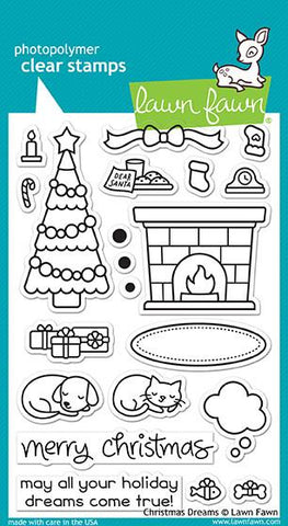 Lawn Fawn Clear Stamps Christmas Dreams @Scrapbooksrus