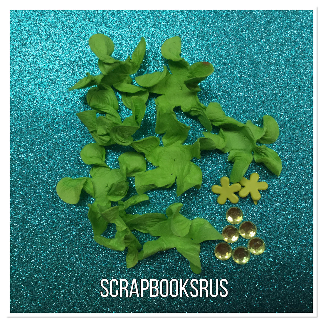 Flowere Brads and Bling 16pc Scrapbooksrus